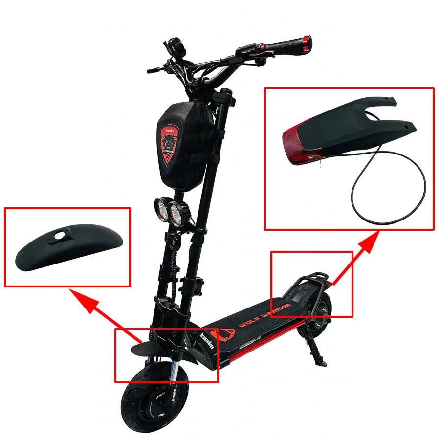 Kaabo Wolf X Fender Mudguard - ERide Hub