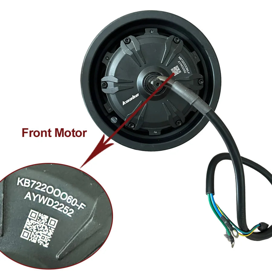 Kaabo Wolf King GTR 72V 2000W Motor - ERide Hub