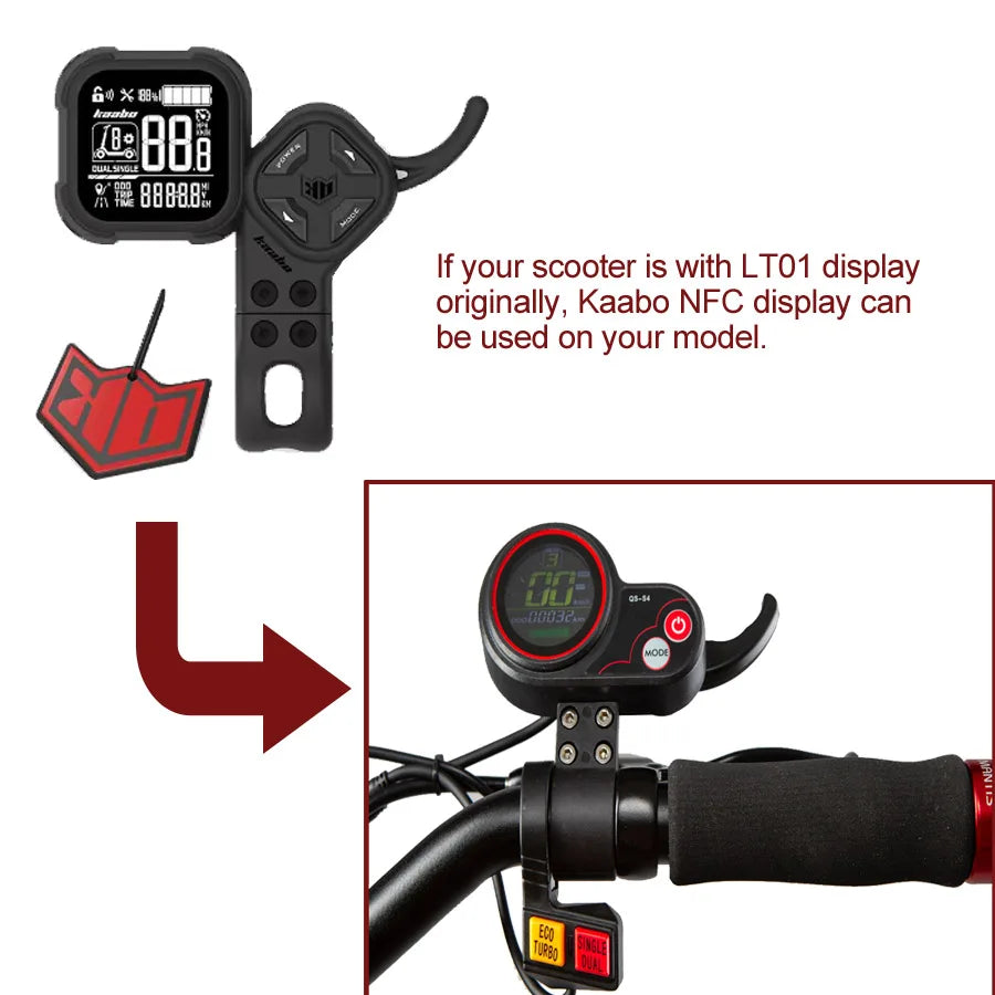 Kaabo New NFC display (Plug and play) - ERide Hub