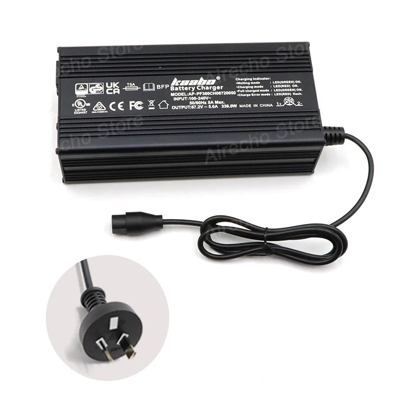 Kaabo Mantis King GT Fast Charger 60V 67.2V 5A - ERide Hub