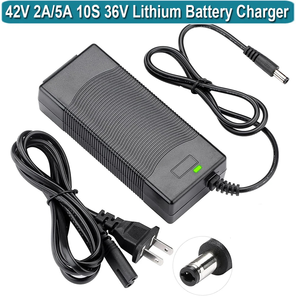 36V 42V 2A Standard Charger DC plug - ERide Hub