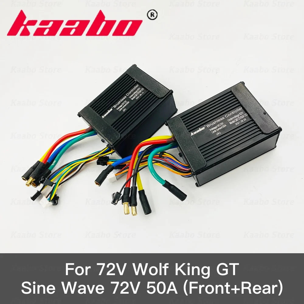 Wolf King GT Pro 72V 50A sine wave controller - ERide Hub