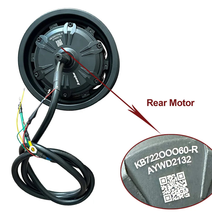 Kaabo Wolf King GTR 72V 2000W Motor - ERide Hub
