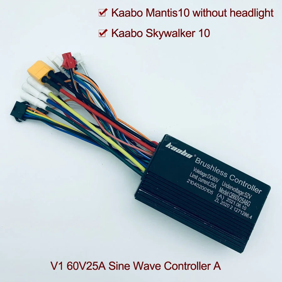 Mantis 10 60V 25A Main Motor Controller (Compatible with Skywalker 10C 60V) - ERide Hub