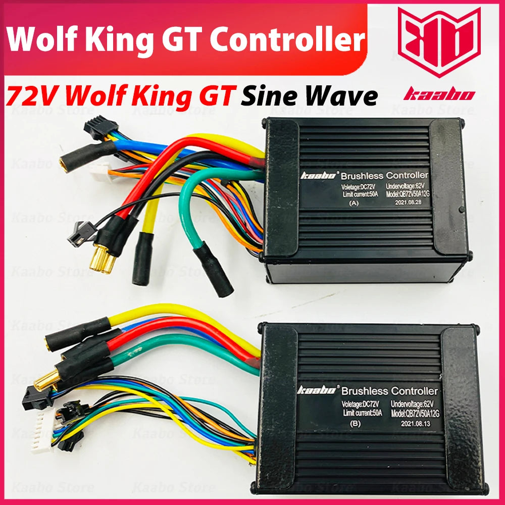 Wolf King GT Pro 72V 50A sine wave controller - ERide Hub