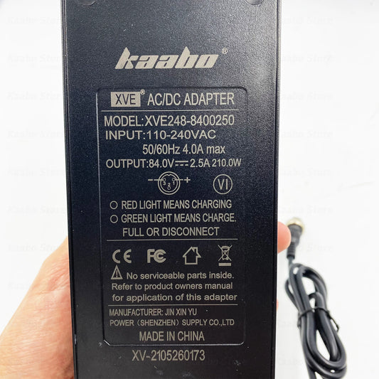 XVE Kaabo Wolf King GT 72V charger 84V at 2.5A - ERide Hub